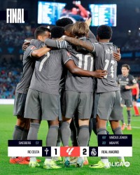 开云官网-【西甲】皇马2比1客胜塞尔塔，姆巴佩、维尼修斯进球