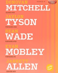 开云体育下载-骑士首发：米切尔、杰隆-泰森、德恩-韦德、莫布利和阿伦